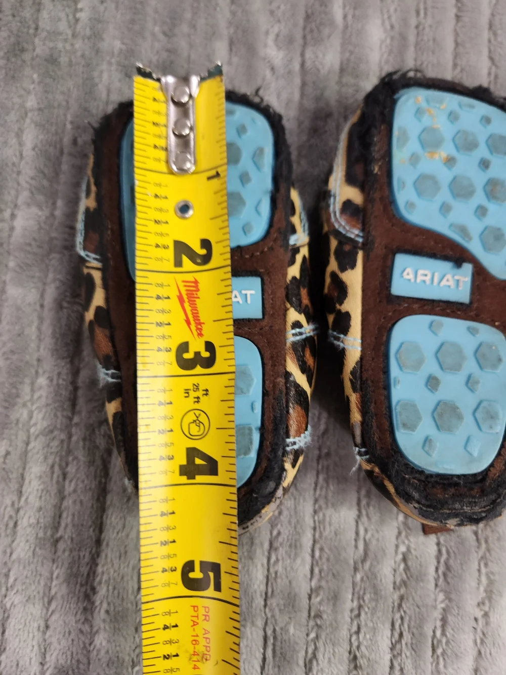 Ariat Infant Girl's Natalie Leopard Print Cruiser Shoe